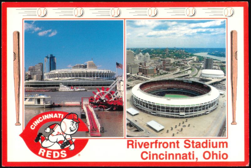 Riverfront Stadium, Home of the Cincinnati Reds Ohio
