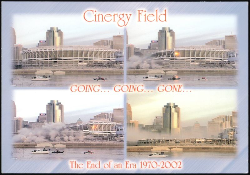 Cinergy Field Demolition, Going... Going... Gone... 1970-2002 Cincinnati Ohio