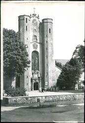 Oliwa Cathedral Facade, Gdansk, Poland Postcard