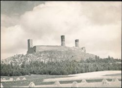 Chęciny Castle Ruins, 14th Century Fortress Postcard