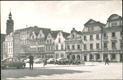 Baroque Tenement Houses in the Market Square Postcard