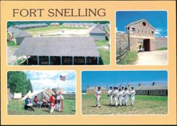 Fort Snelling Historic Site, Minneapolis-St. Paul Postcard