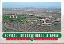 Newark International Airport Aerial View, New Jersey Postcard