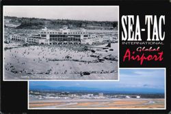 Sea-Tac International Airport Inauguration Day 1949 Postcard
