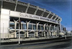 Cleveland Browns Stadium, Home of the NFL Franchise Postcard
