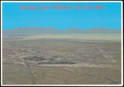 Holloman Air Force Base, New Mexico Aerial View Postcard