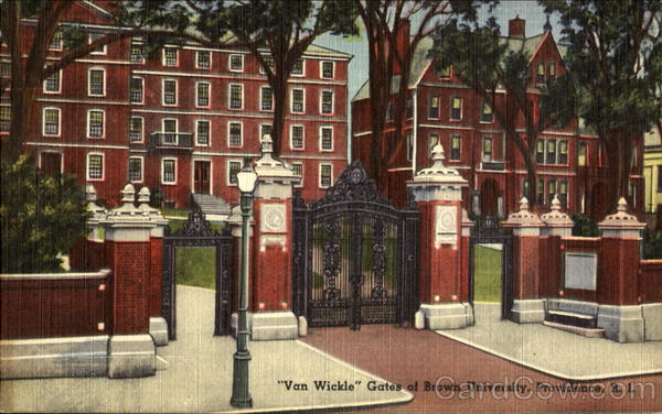 Van Wickle, Gates of Brown University Providence Rhode Island