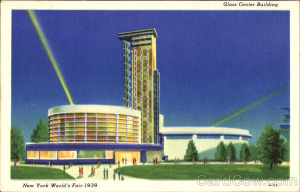 Glass Center Building 1939 NY World's Fair