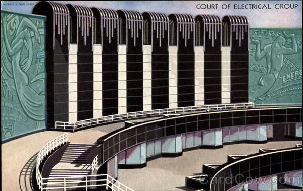 Court Of Electrical Group 1933 Chicago World Fair