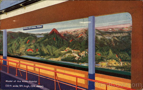 Model Of Nikko District 1933 Chicago World Fair