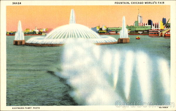 Fountain 1933 Chicago World Fair