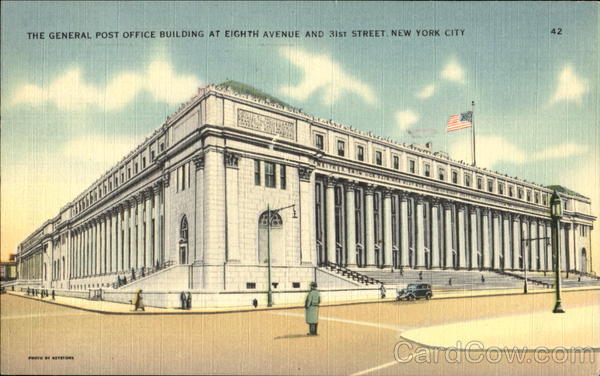 The General Post Office Building, Eighth Avenue And 31st Street New York