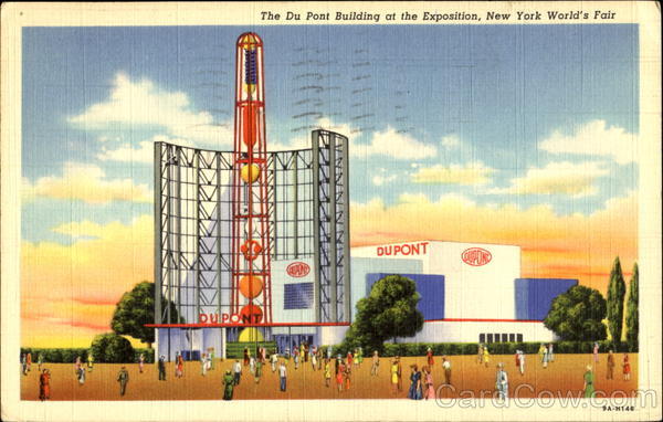 The Du Pont Building At The Exposition 1939 NY World's Fair