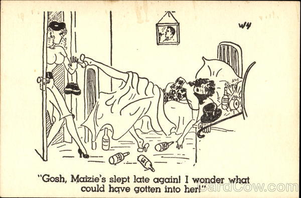 What could have gotten into her? Comic, Funny