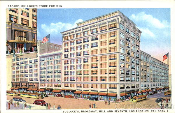 Façade Bullock's Store For Men Los Angeles California