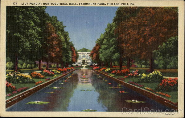 Lily Pond At Horticultural Hall, Fairmount Park Philadelphia Pennsylvania
