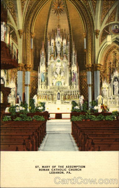 St. Mary Of The Assumption Roman Catholic Church Lebanon Pennsylvania