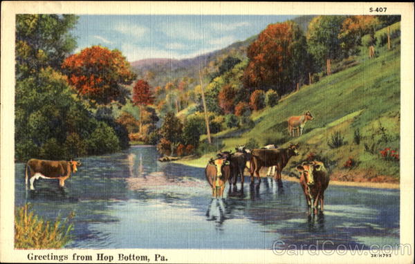 Greetings From Hop Bottom Pennsylvania