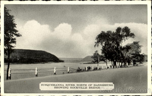 Susquehanna River North Of Harrisburg Scenic Pennsylvania