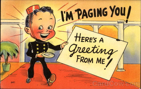 I'm Paging You! Comic, Funny