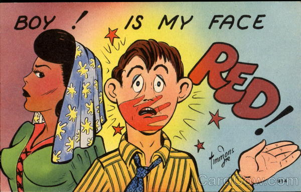 Boy! Is My Face Red! Comic, Funny