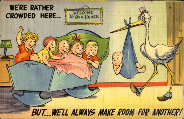 We're Rather Crowded Here Comic, Funny