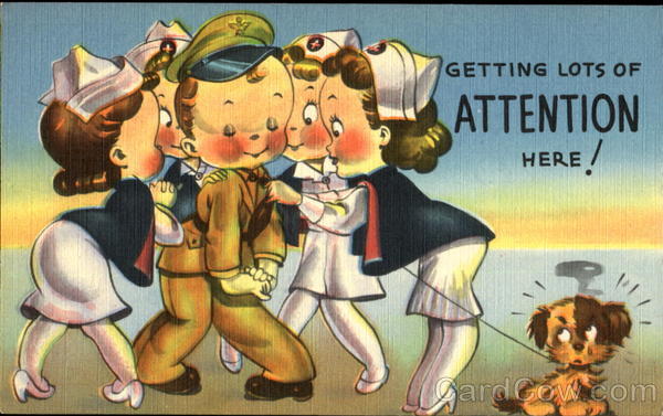 Getting Lots Of Attention Here! Comic, Funny