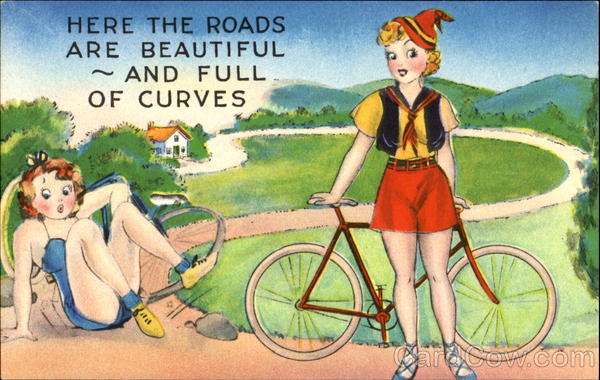 Here The Roads Are Beautiful And Full Of Curves Comic, Funny