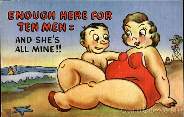 Enough Here For Ten Men Comic, Funny