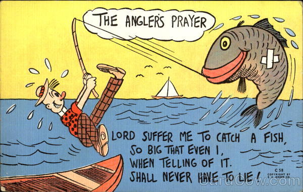 The Angler's Prayer Comic, Funny