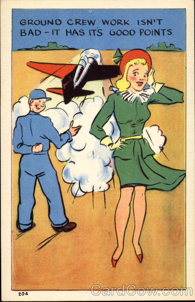 Ground Crew Work Isn't Bad It Has It's Good Points