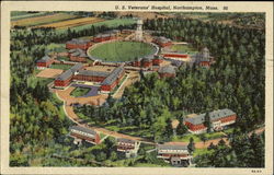 U. S. Veterans Hospital Northampton, MA Postcard Postcard