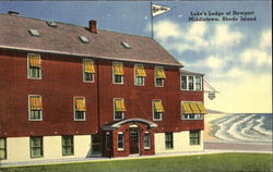 Luke's Lodge Of Newport Middletown, RI Postcard Postcard