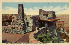 The Lookout Studio, Grand Canyon National Park Arizona Postcard Postcard