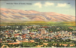 Bird's-Eye View Of Tucson Postcard