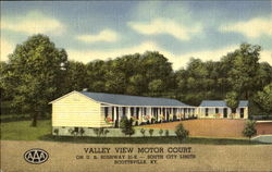 Valley View Motor Court, U. S. Highway 31-E Scottsville, KY Postcard Postcard