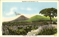 Volcan de Izalco, Sonsonate El Salvador Central America Postcard Postcard