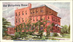 The Philipsburg House, 114 South Front Street Pennsylvania Postcard Postcard