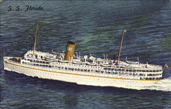 SS Florida Postcard