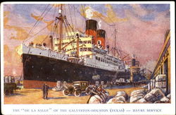 The De La Salle Of The Galveston Houston Boats, Ships Postcard Postcard