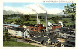 Sylva Paperboard Company North Carolina Postcard Postcard