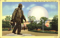 Statue Of Walt Whitman Postcard