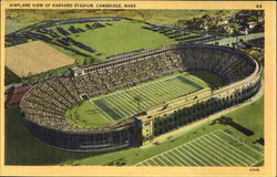 Airline View Of Harvard Stadium Postcard