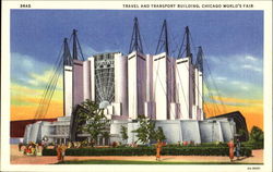 Travel And Transport Building 1933 Chicago World Fair Postcard Postcard