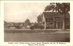 Lundy's Lane Tourist Camp Postcard