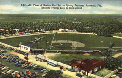 Air View Of Boston Red Sox In Spring Training Postcard