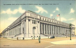 The General Post Office Building, Eighth Avenue And 31st Street Postcard