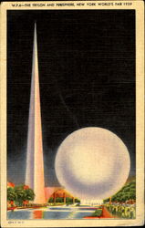 The Trylon And Perisphere Postcard