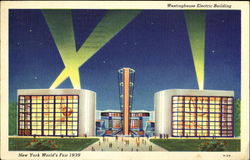 Westing House Electric Building 1939 NY World's Fair Postcard Postcard