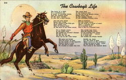 The Cowboy's Life Postcard